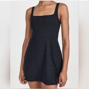 Beyond Yoga Spacedye Court Appeal Mini Dress size small in Darkest Night (black)